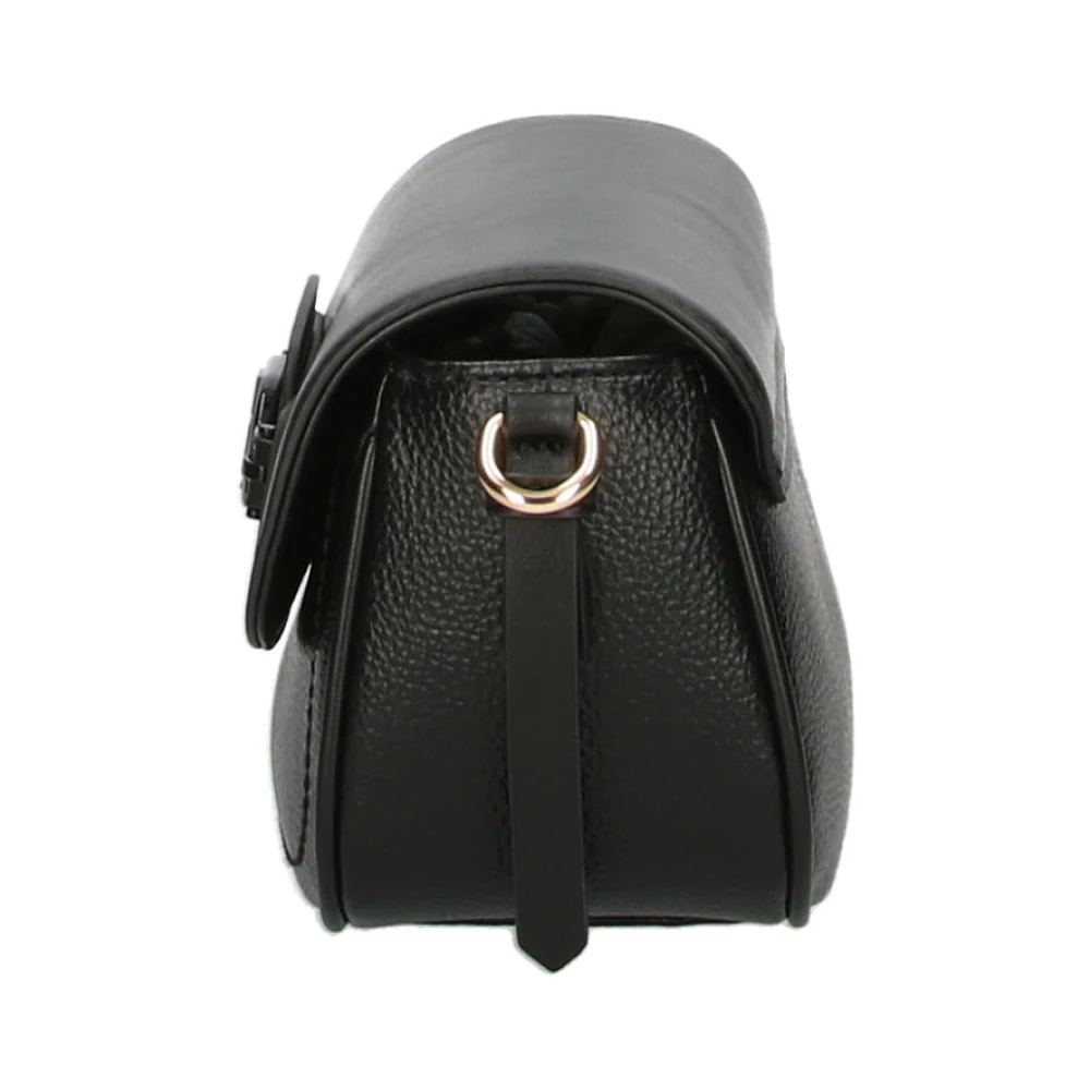 Liu Jo Zwarte Schoudertas Magnetische Sluiting Leer Black Dames