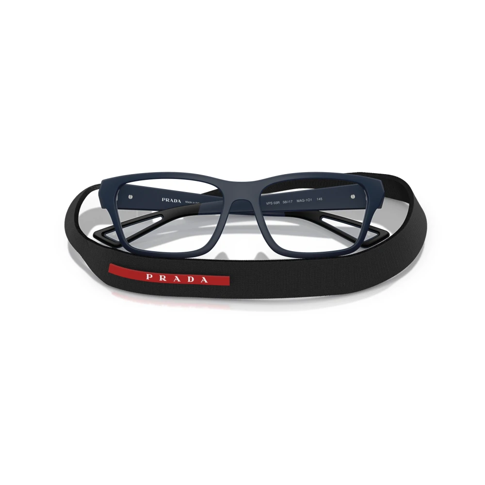 Prada Stijlvolle Bril PS 03Rv Blue Heren
