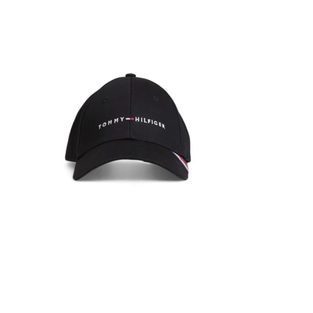 Tommy Hilfiger Zwarte Biologische Katoenen Hoed & Muts Black Heren