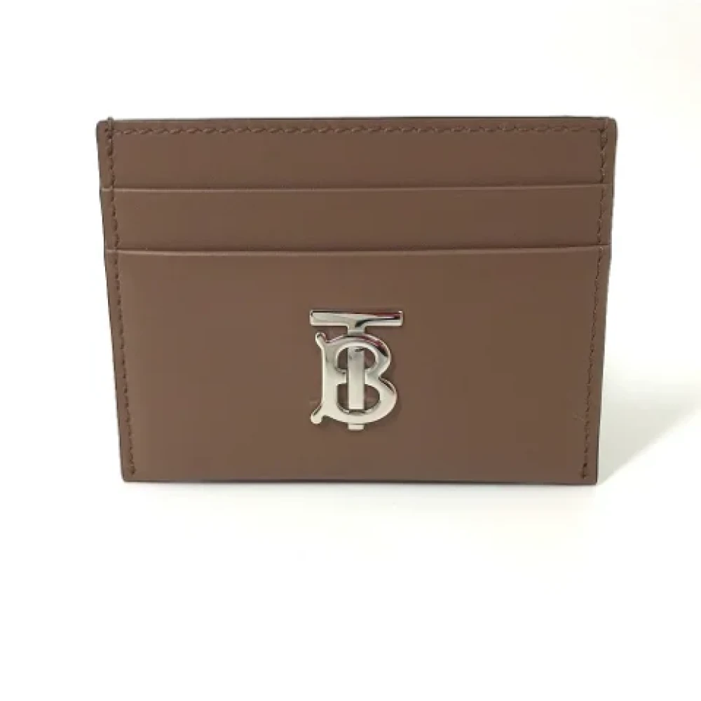 Burberry Vintage Pre-owned Leather home-office Brown Dames