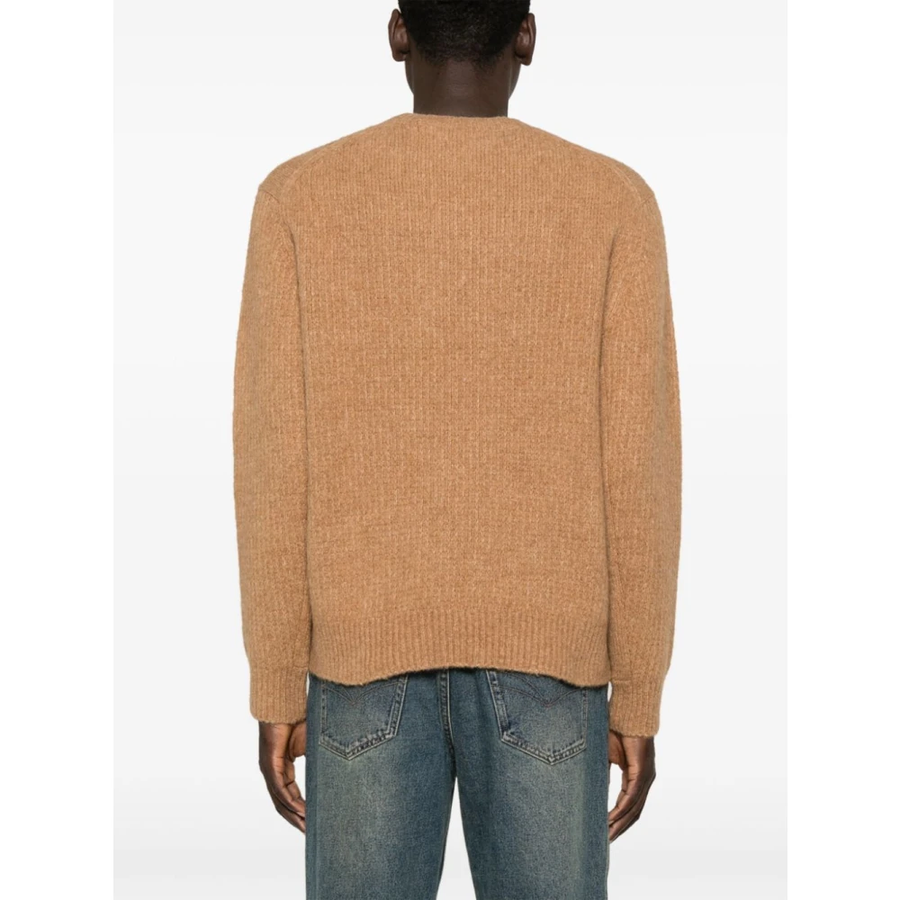 Sunflower Gezellig Yak Wol Trui Brown Heren
