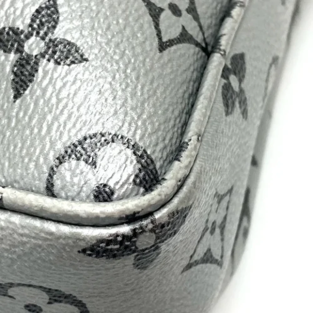 Louis Vuitton Vintage Pre-owned Cotton louis-vuitton-bags Gray Dames