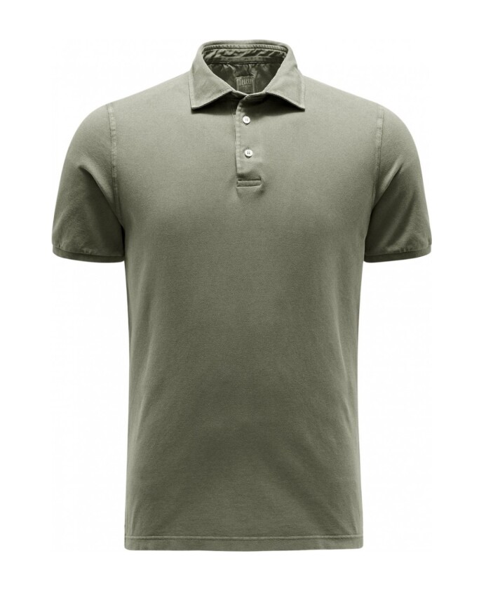 polo-vert-a-manches-courtes