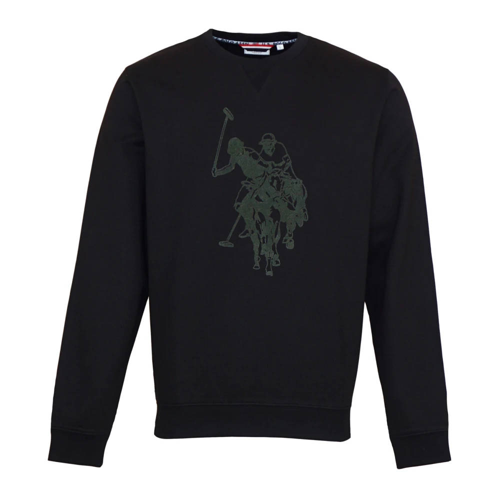 U.s. Polo Assn. Sportieve Pullover Sweatshirt voor vrije tijd Black Heren