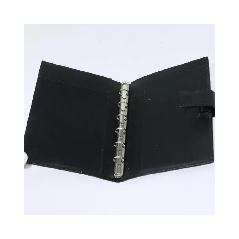 Gucci Vintage Pre-owned Leather home-office Black Dames