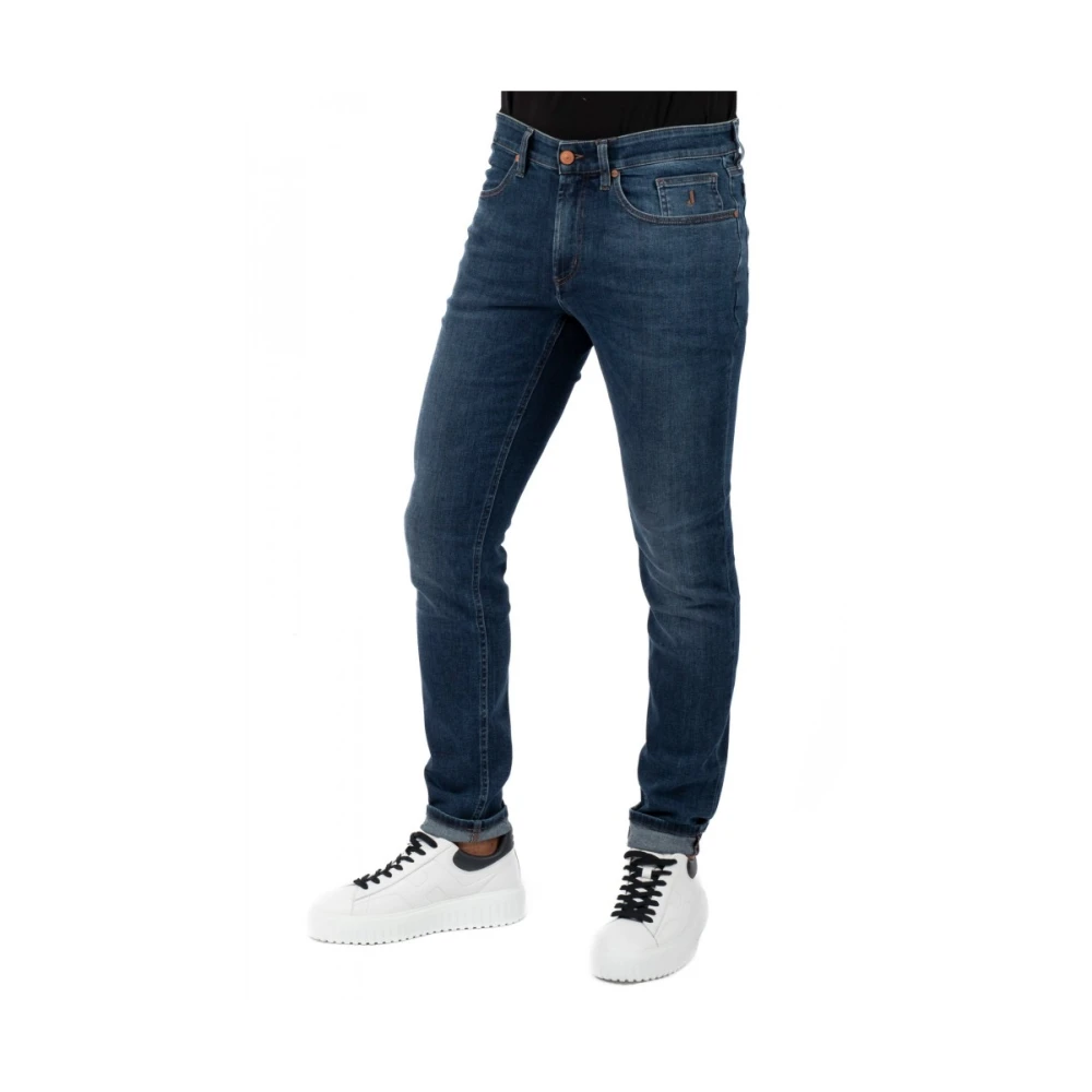 Jeckerson Heren Denim Jeans Blue Heren