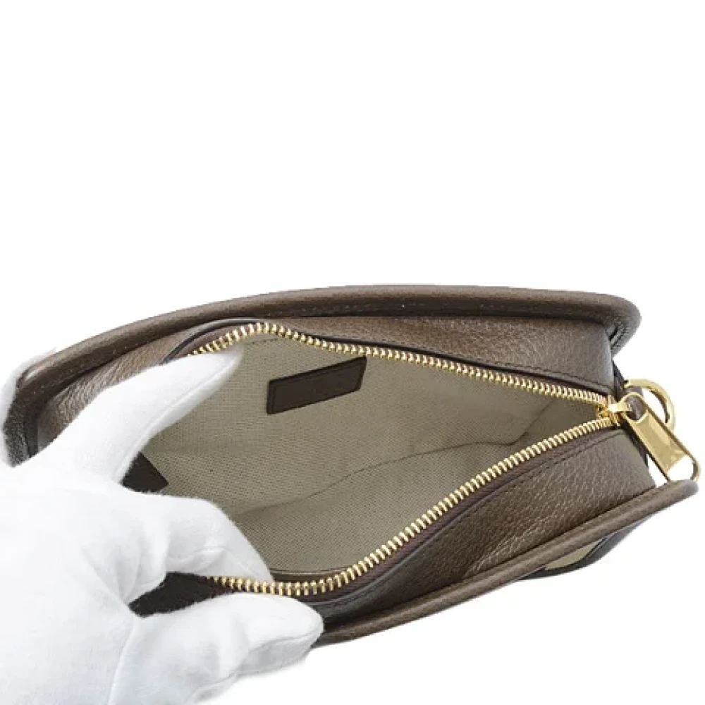 Gucci Vintage Pre-owned Canvas gucci-bags Beige Dames