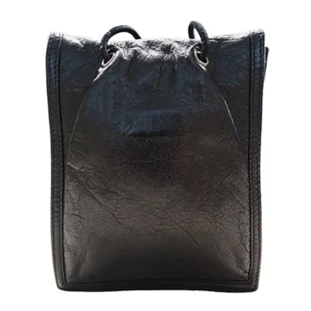 Balenciaga Vintage Pre-owned Leather balenciaga-bags Black Dames