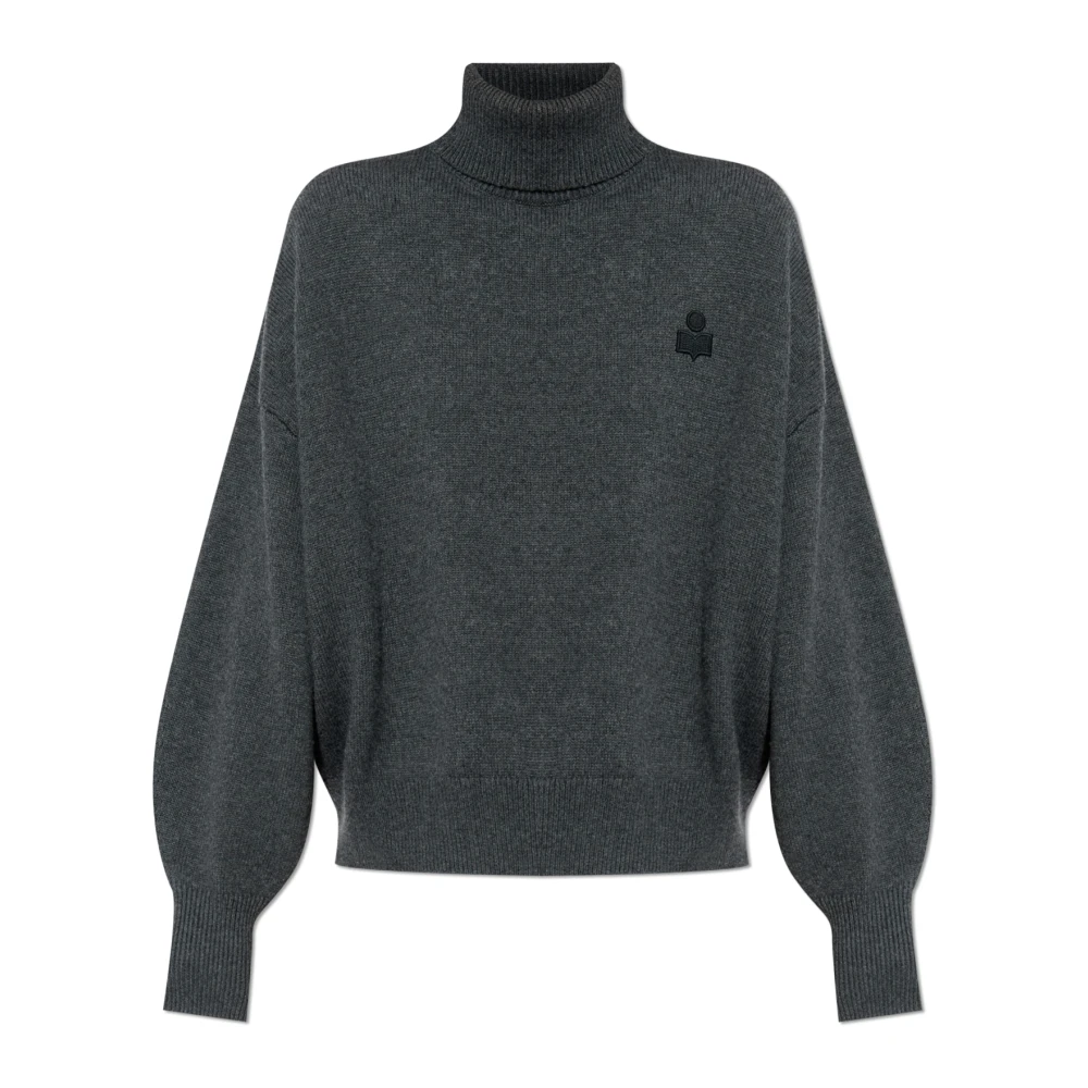Marant Étoile Women's Gray Turtleneck Nasha - Turtlenecks - M - Knitwear