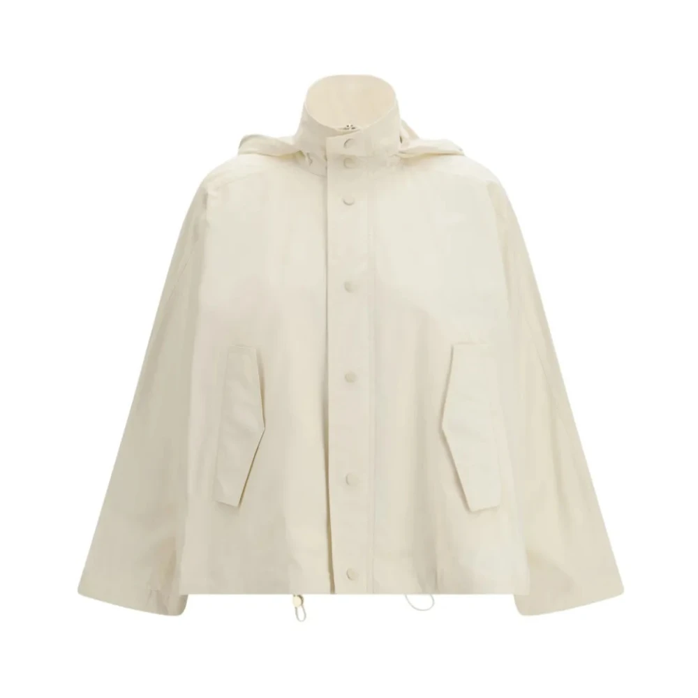 Fabiana Filippi Women's Beige Waterproof Jacket - Rain Jackets - S - Jackets