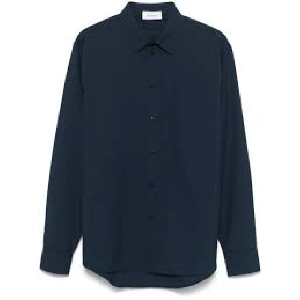 Laneus Blue Casual Shirts, Male, L, Casual Cotton Shirt