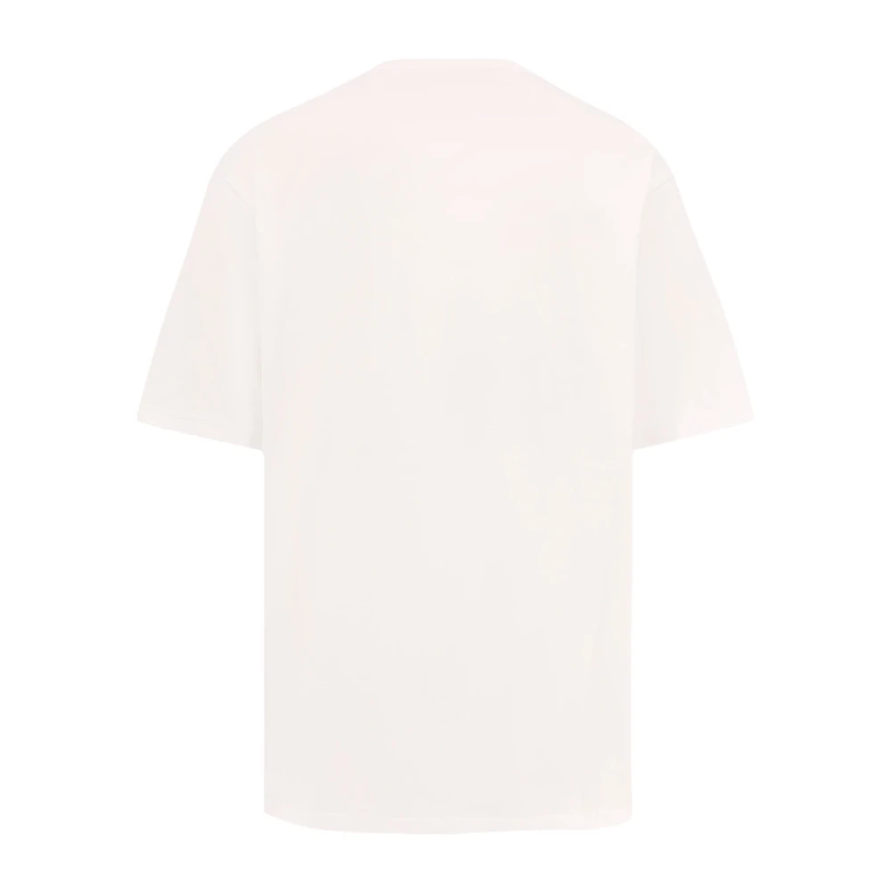Valentino Katoenen Crew-neck T-shirt met Print White Dames
