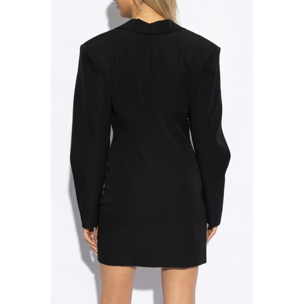 Dsquared2 Wollen jurk Black Dames