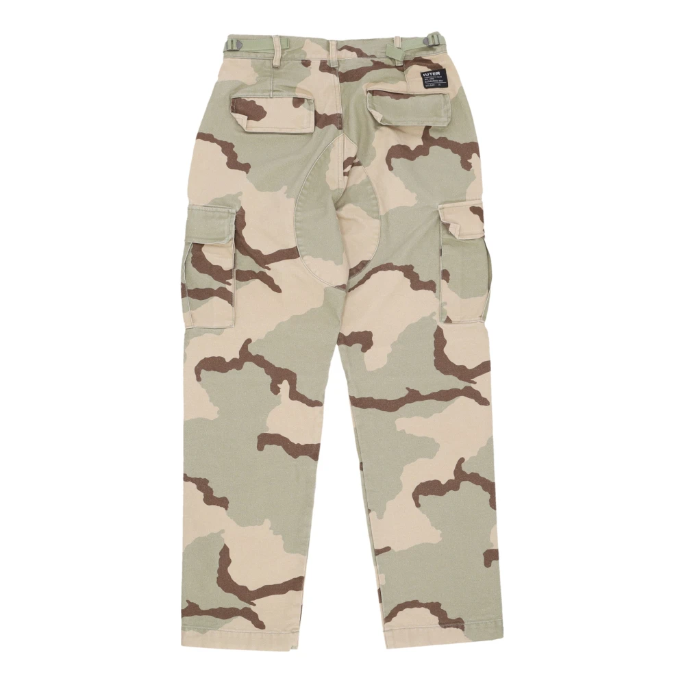 Iuter Canvas Cargo Broek met Verstelbare Zoom Multicolor Heren