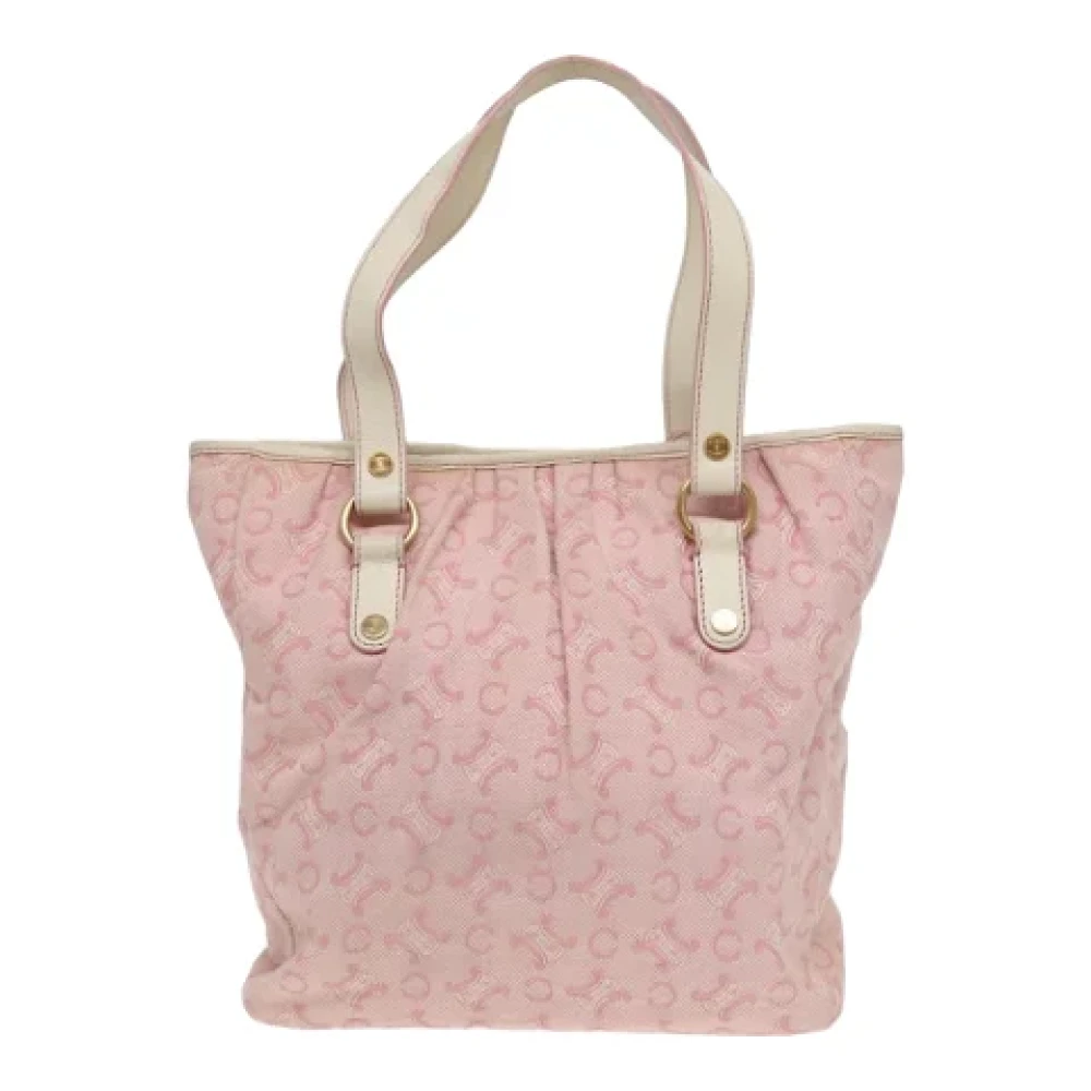 Celine Vintage Pre-owned Canvas celine-bags Pink Dames