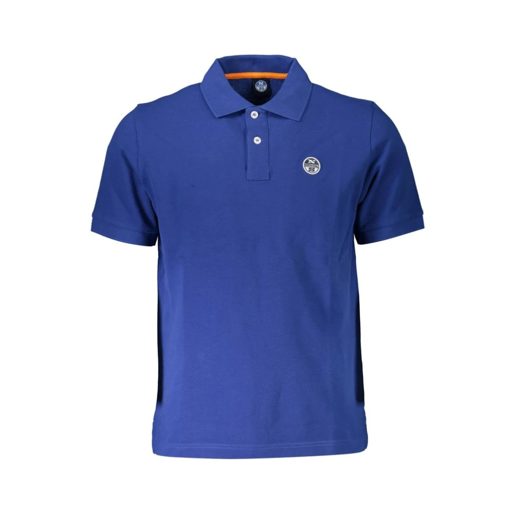 North Sails Men's Blue Cotton Polo Shirt - Polo Shirts - M- Tops