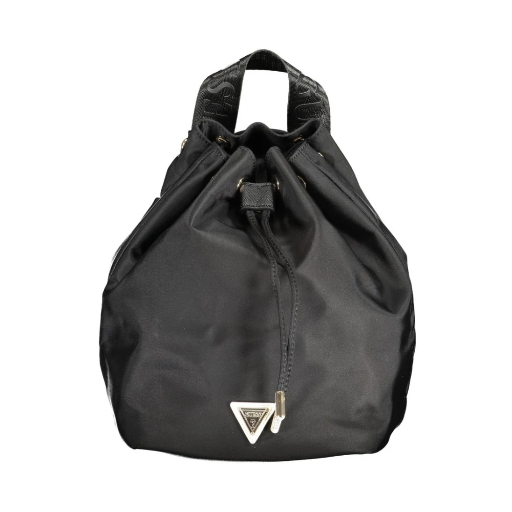Guess Zwarte Polyethyleen Rugzak Black Dames