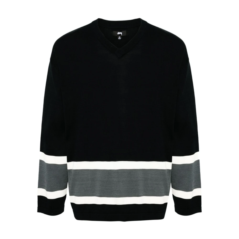Stüssy Logo Katoenen Hoodie Black Heren