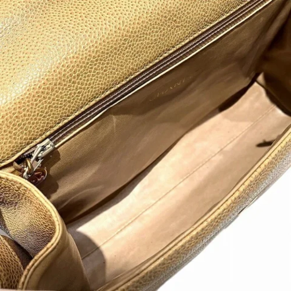 Chanel Vintage Pre-owned Leather chanel-bags Brown Dames