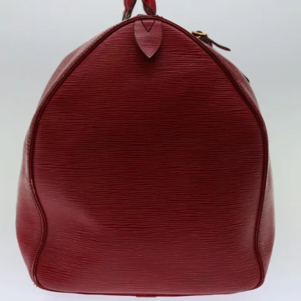 Louis Vuitton Vintage Pre-owned Leather travel-bags Red Dames