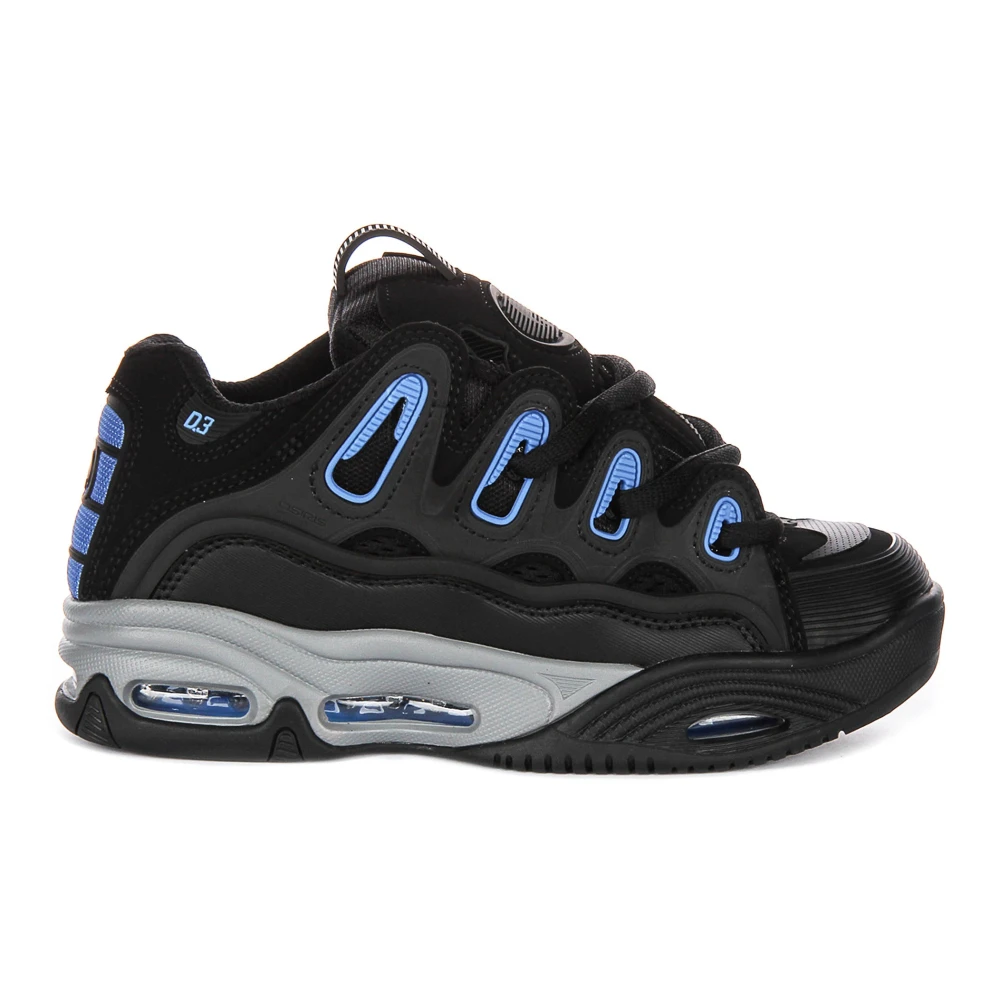 Osiris Men's Black Sneakers, 3 1/2 Uk, Bold Blue Trainers For