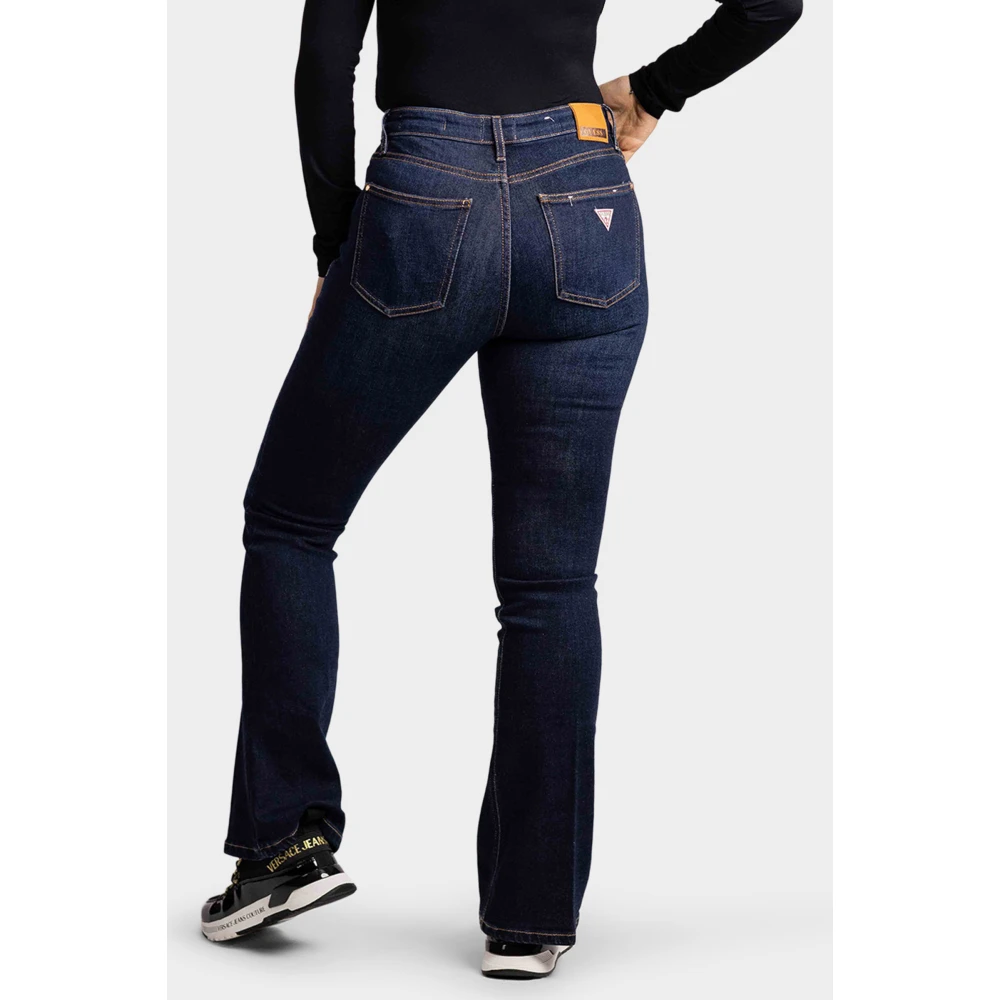 Guess Flare Jeans Dames Donkerblauw Blue Dames