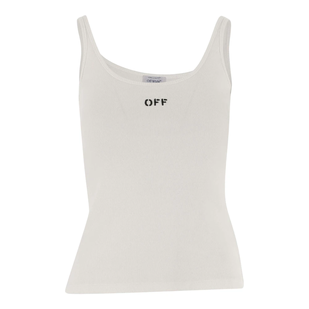 Off White Jersey Style Owad072C99Jer002 White Dames