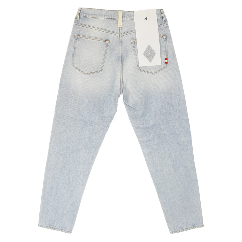 Amish Klassieke knie denim herenjeans Blue Heren