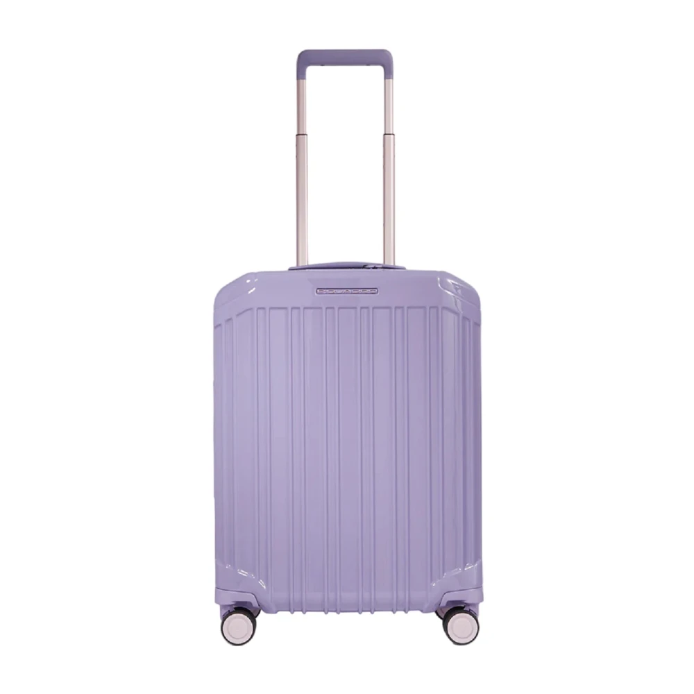 Piquadro, Homme, Valises, Violet, Taille: ONE Size Valise Cabine Rigide avec serrure TSA
