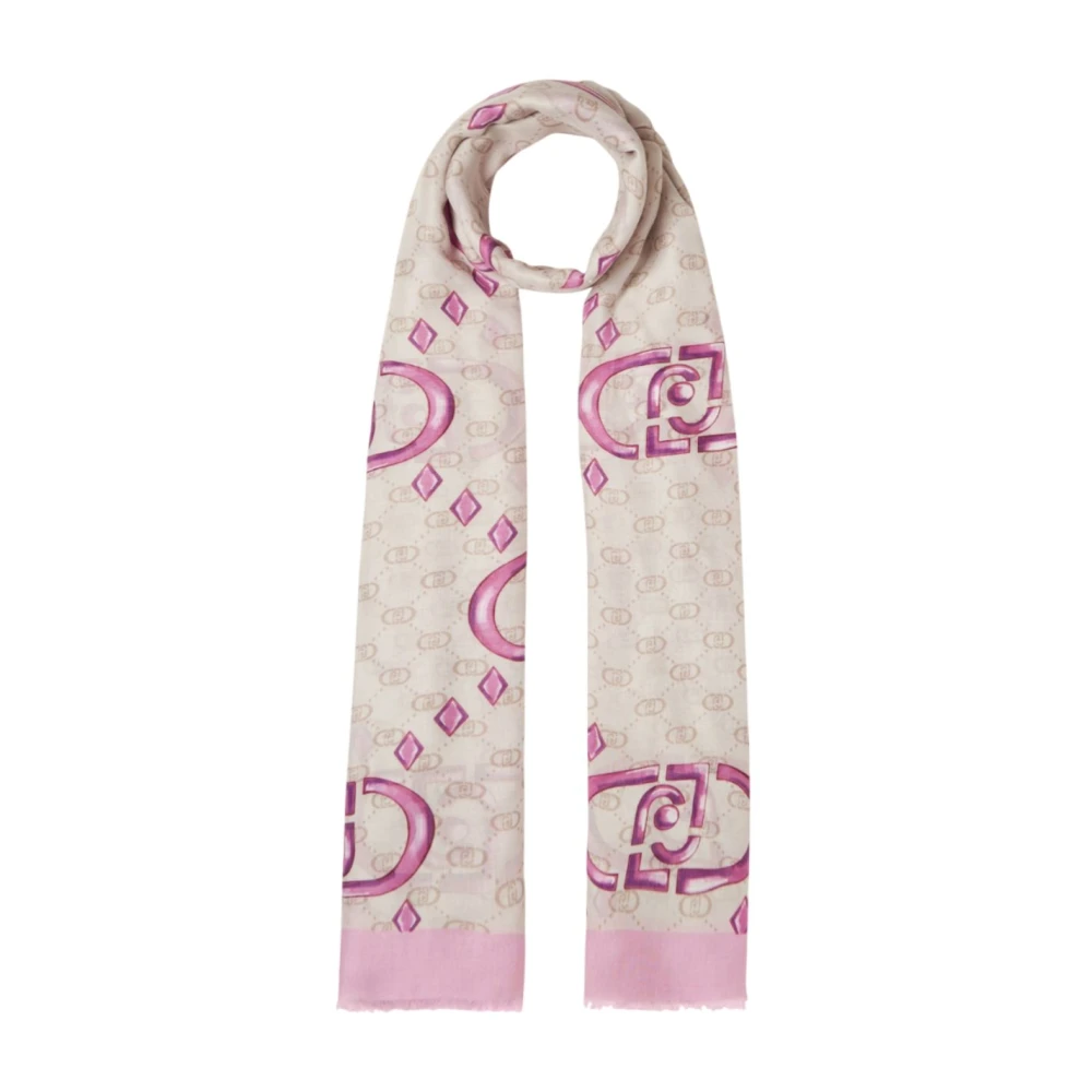 Liu Jo Logo Sketch Stola Sjaal Multicolor Dames