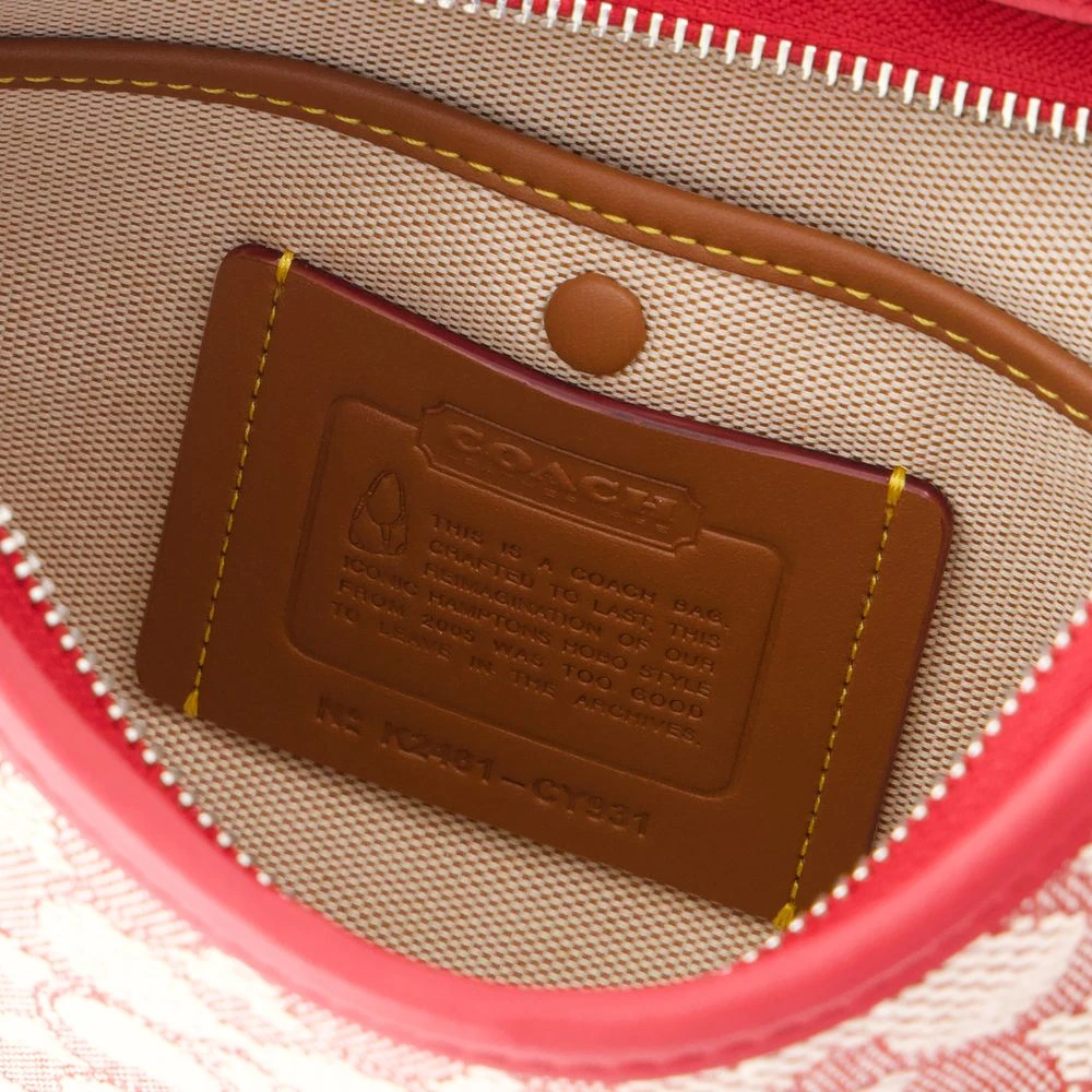 Coach Rode leren hobo tas Red Dames