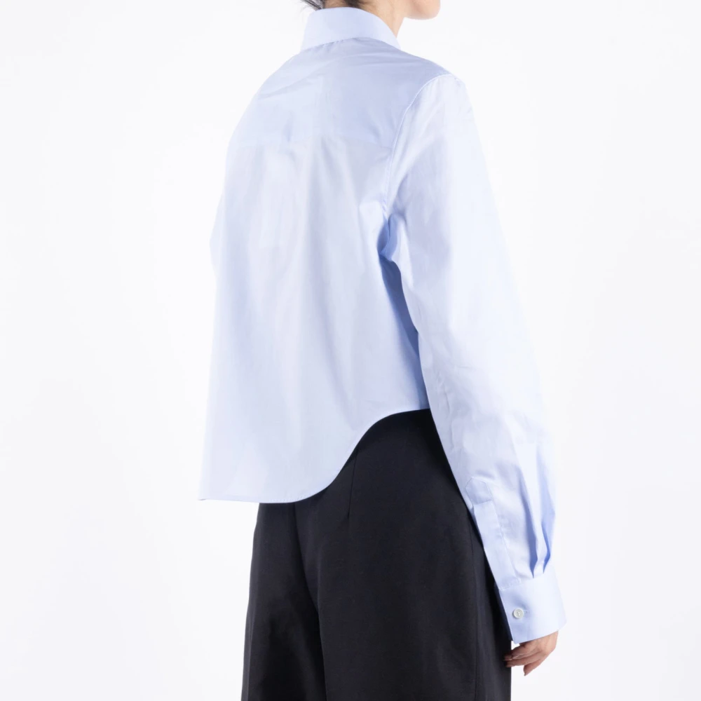 Marni Lichtblauwe Katoenen Overhemd Blue Dames