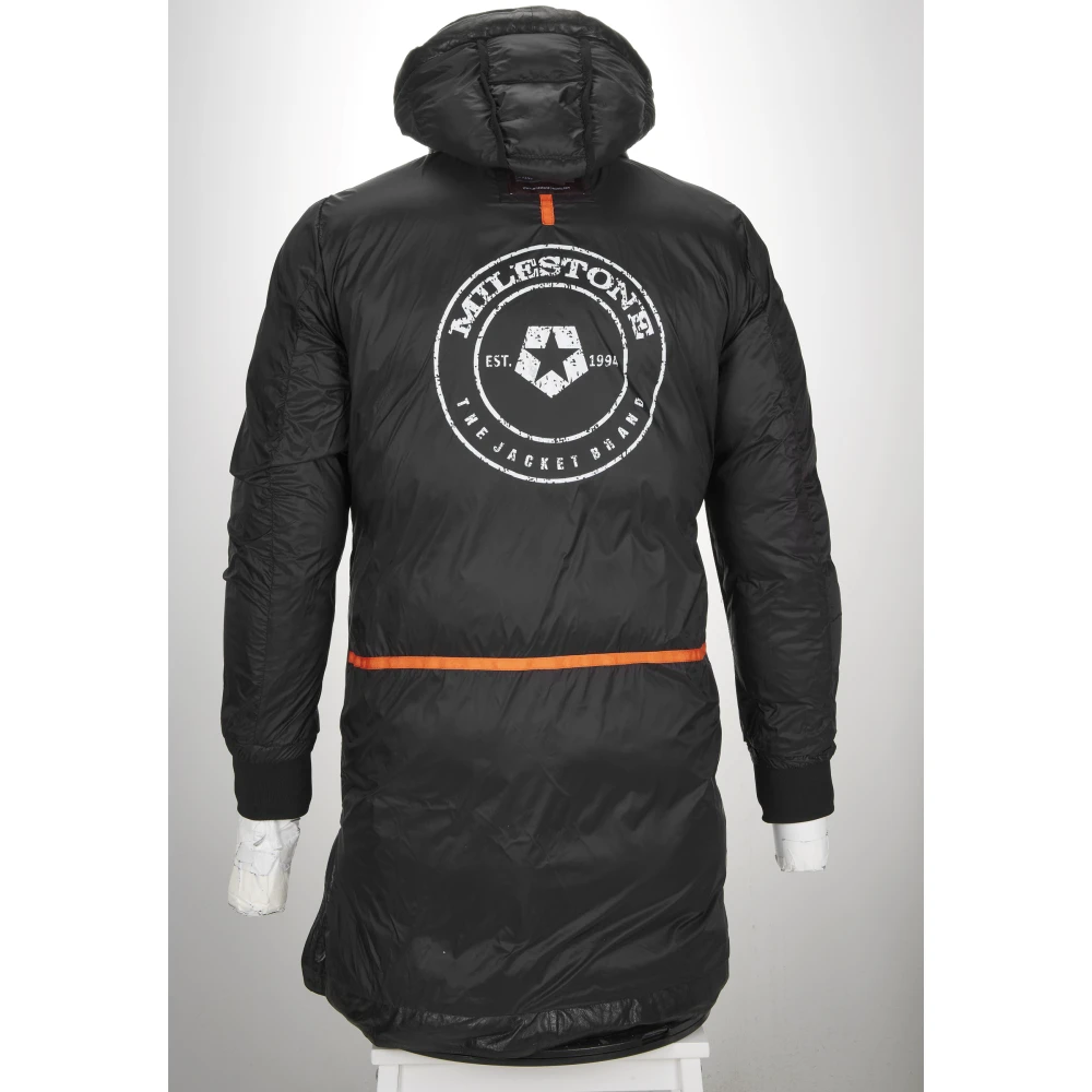 Milestone Winterparka met isolatie Black Heren