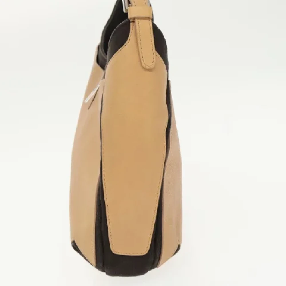 Bally Pre-owned Leather shoulder-bags Beige Dames