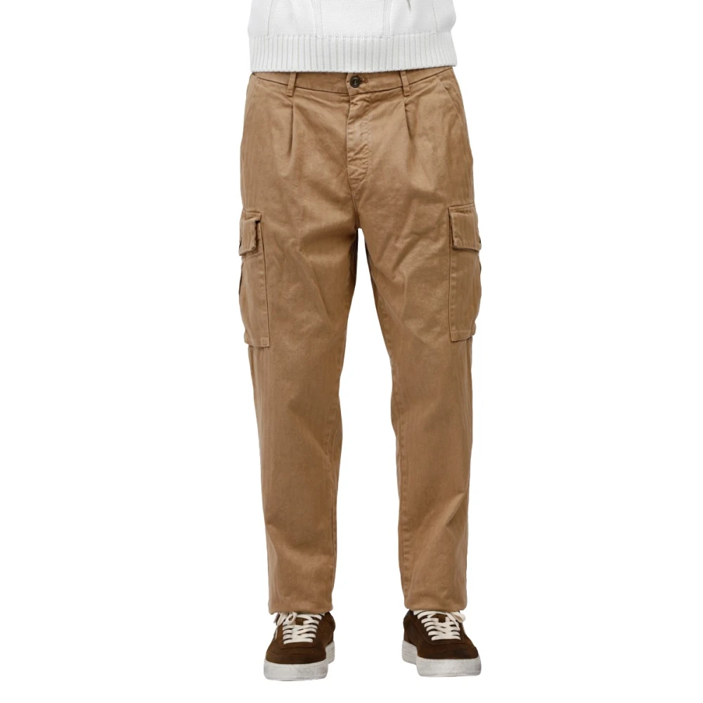 Mason's Cargo broek met gestructureerd ontwerp Beige Heren
