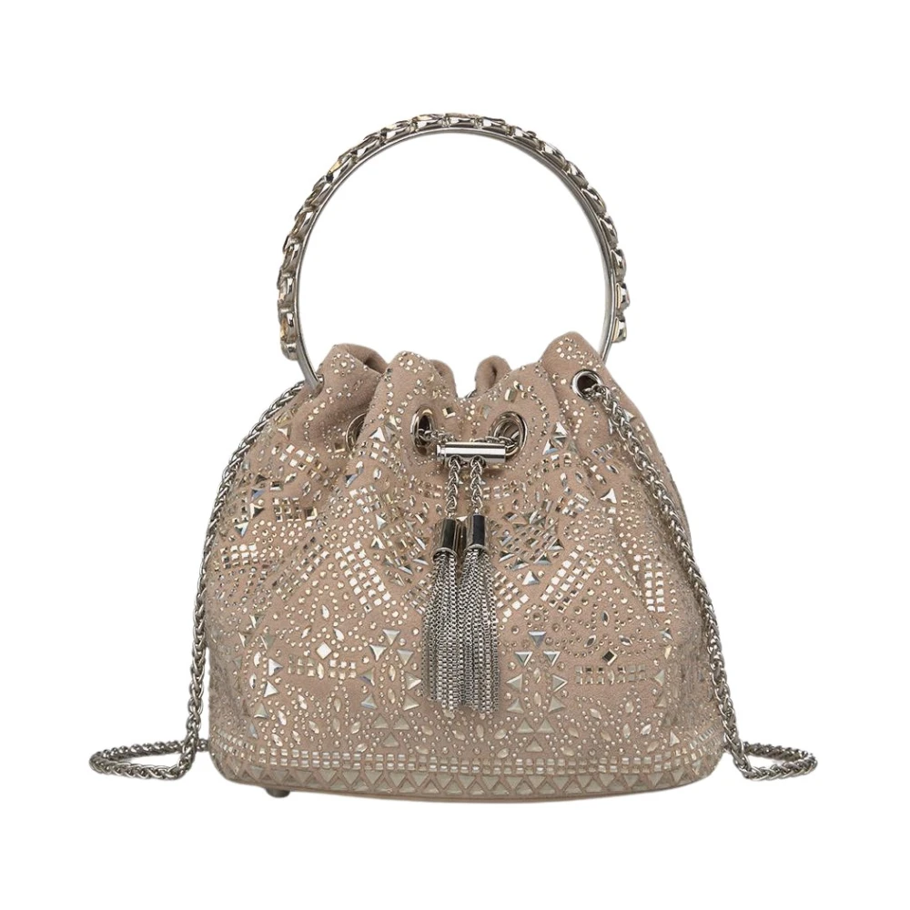 Alma en Pena Emmer tas met strass detail Brown Dames