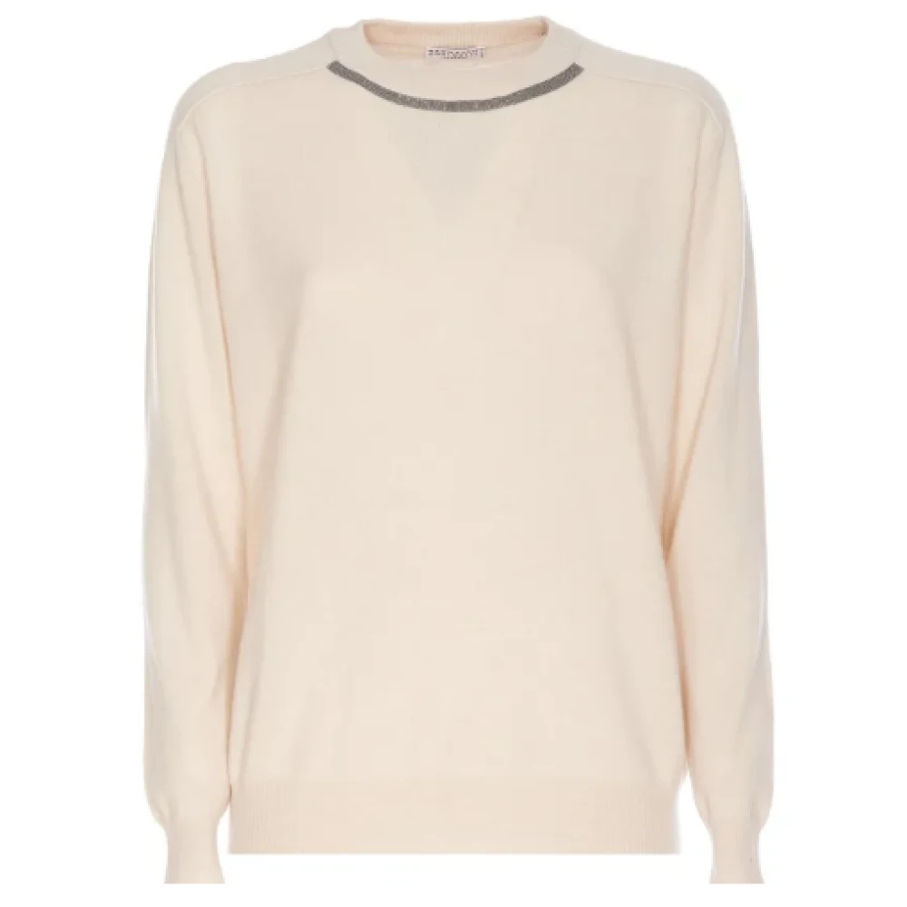 BRUNELLO CUCINELLI Luxe Truien Collectie Beige Dames