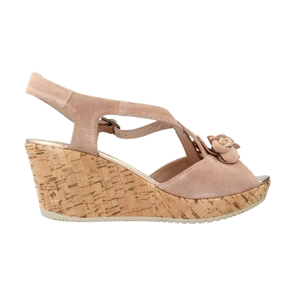 Stonefly Femme Marron - Compensées En Velours Marlene Ii Style - Chaussures - Brun - Taille: 38 Eu
