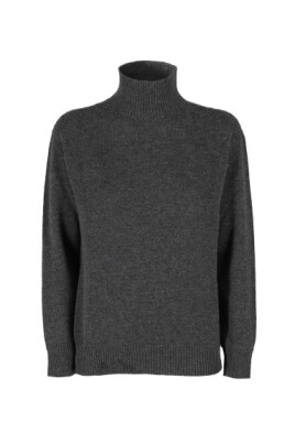 Max Mara SportMax Urbania Black Turtleneck Jersey.