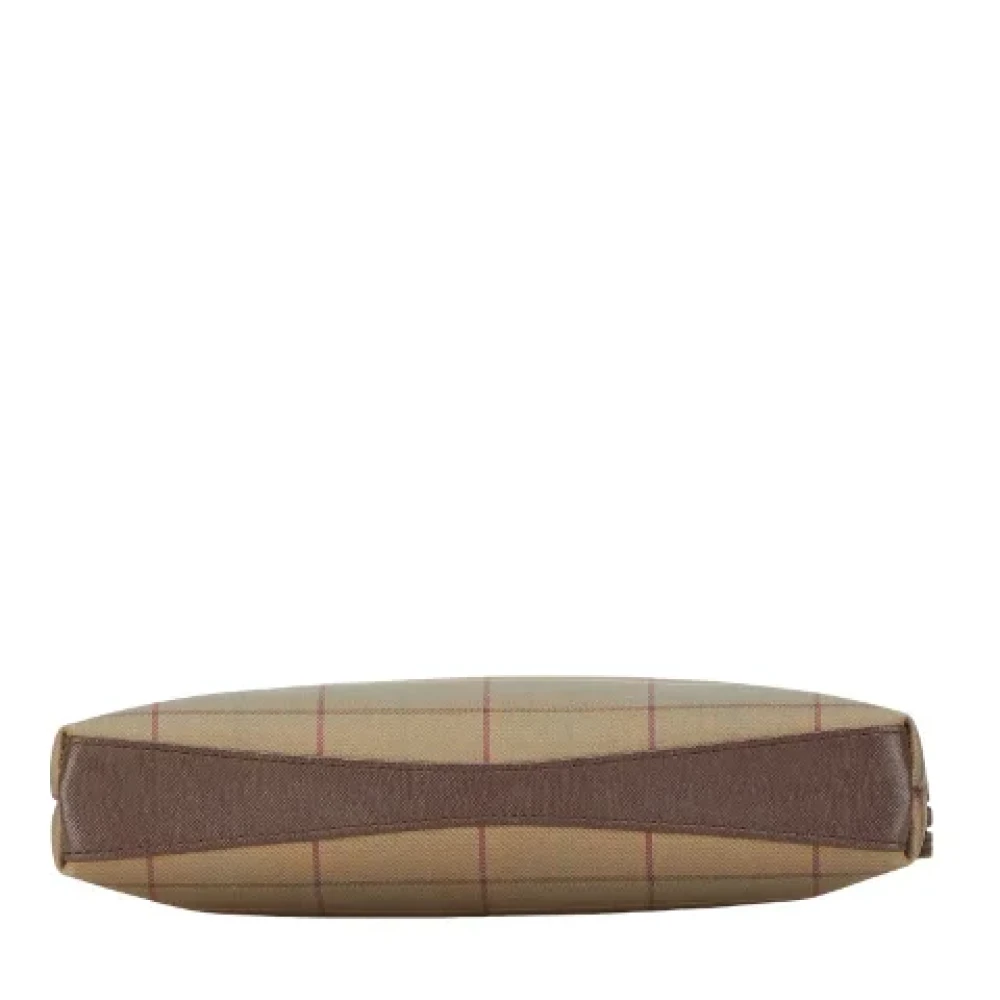 Burberry Vintage Pre-owned Canvas clutches Brown Dames