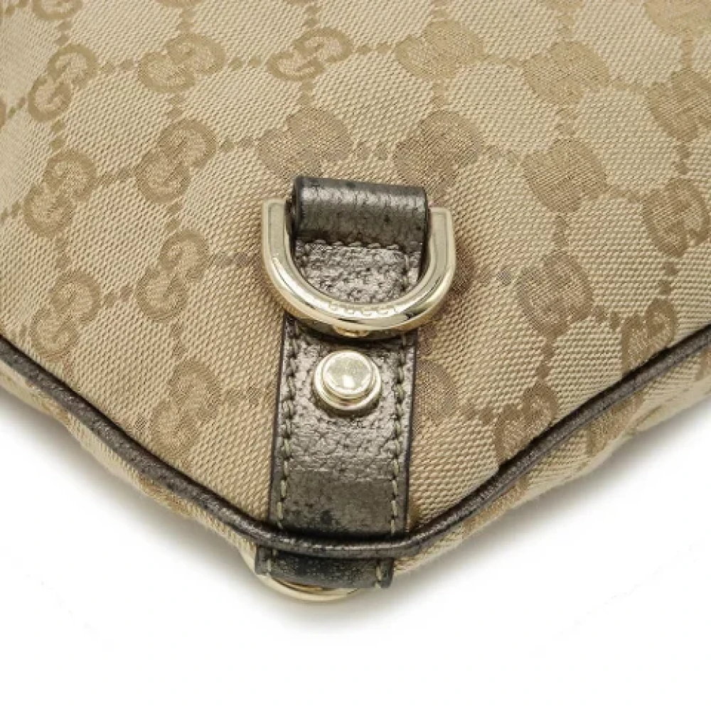 Gucci Vintage Pre-owned Canvas shoulder-bags Beige Dames
