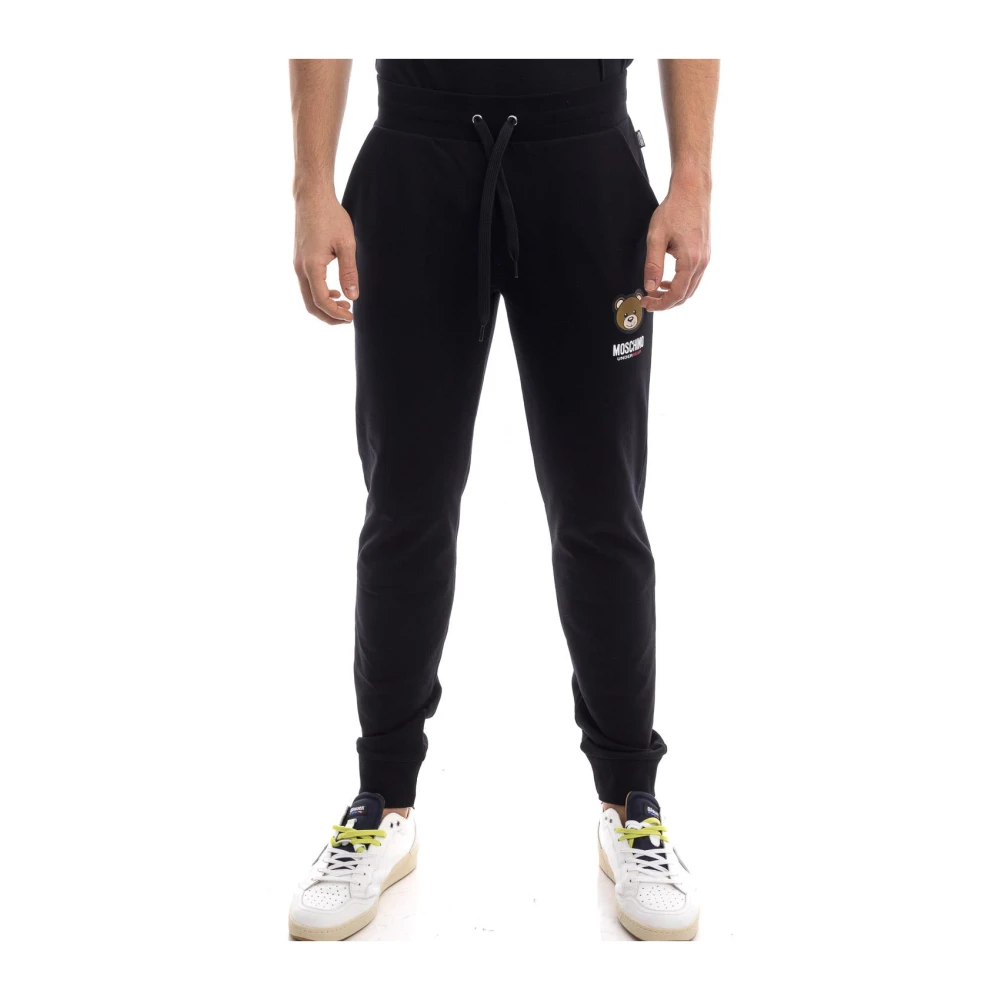 Moschino Zwarte Broek Black Heren