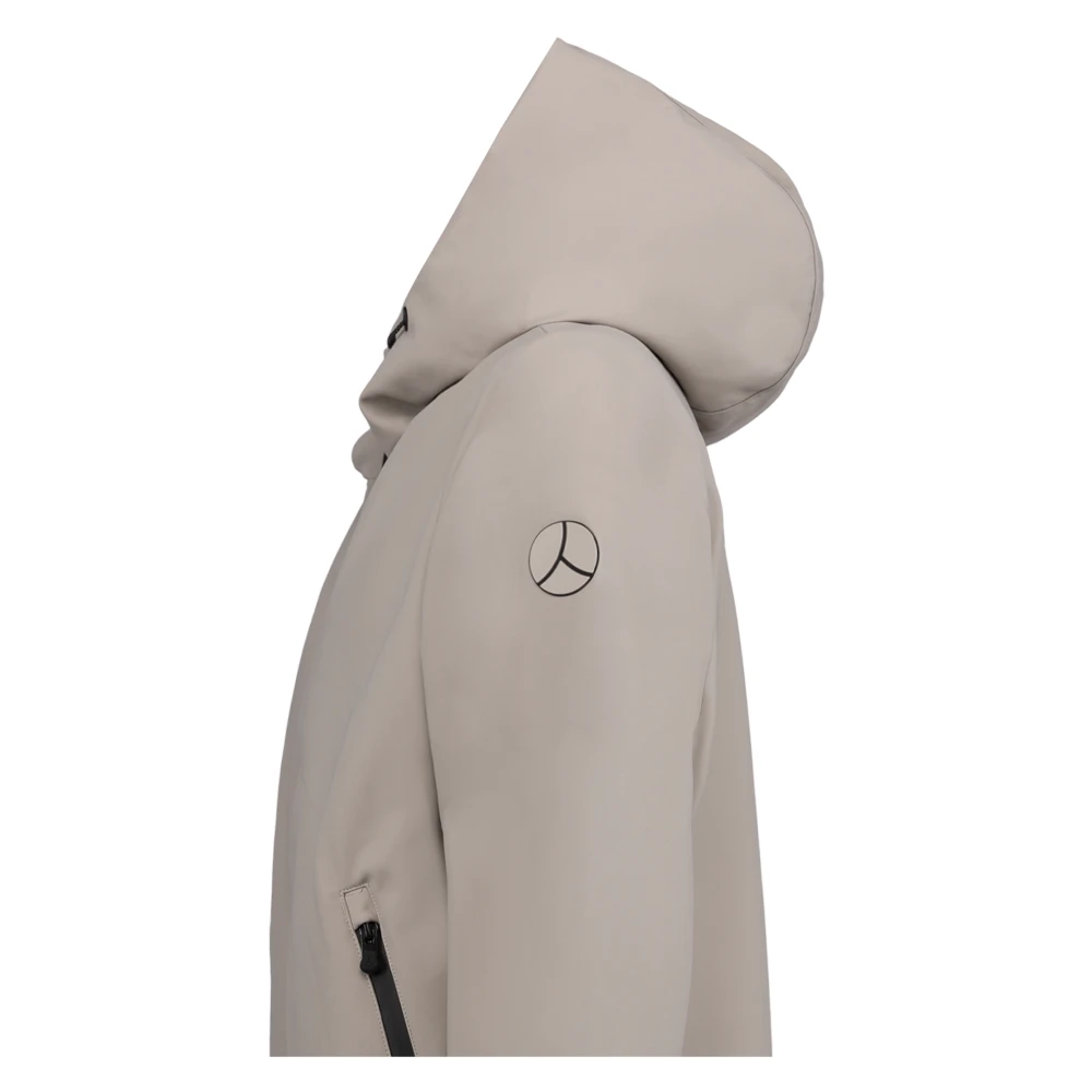 People of Shibuya Waterafstotende capuchonjas Pm888 Beige Heren