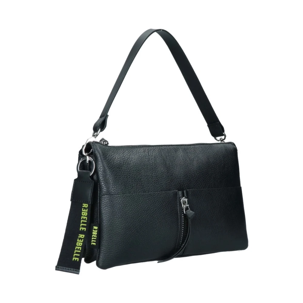 Rebelle Athena-Crossbody Dollaro Schoudertas Black Dames