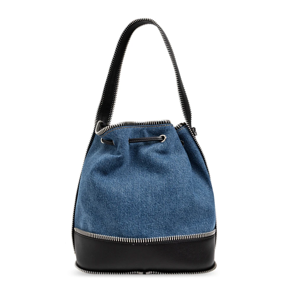Moschino Schoudertas Blue Dames