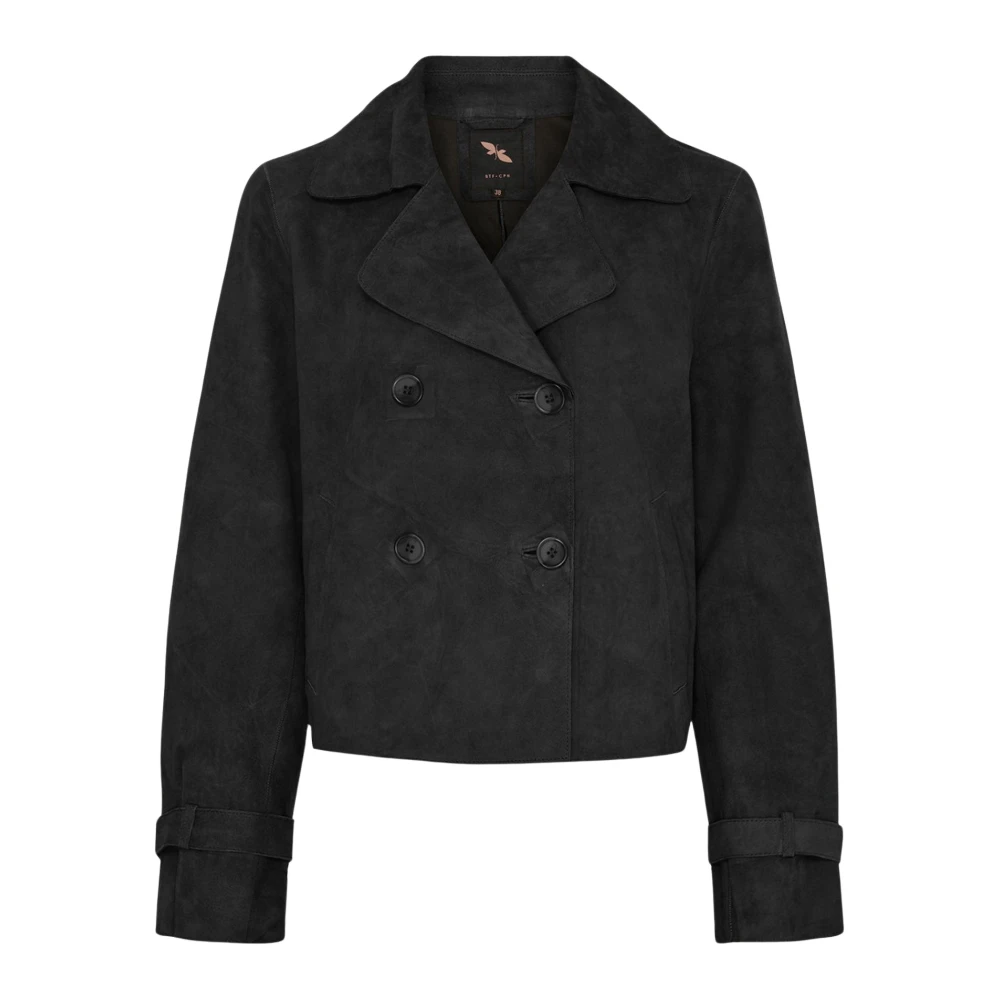 Btfcph Donna Nero Giacche, Xl, New,