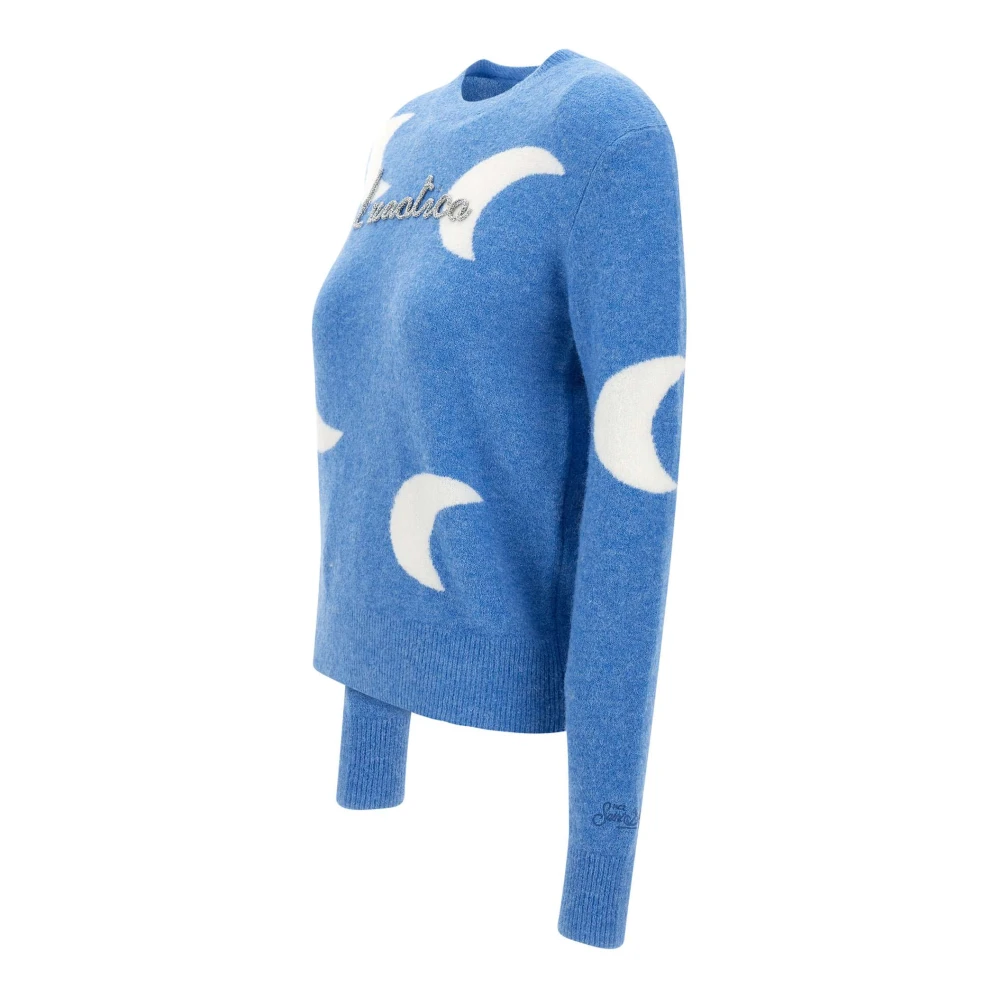 MC2 Saint Barth Blauwe Sweaters voor Mannen Blue Dames
