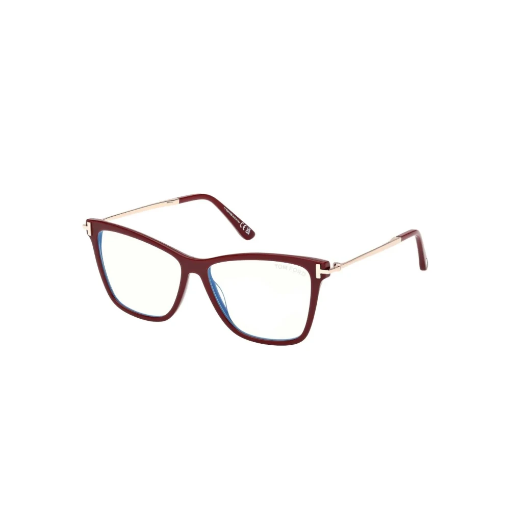 Tom Ford Women's Red Glasses, 53 Mm, Optical Frame