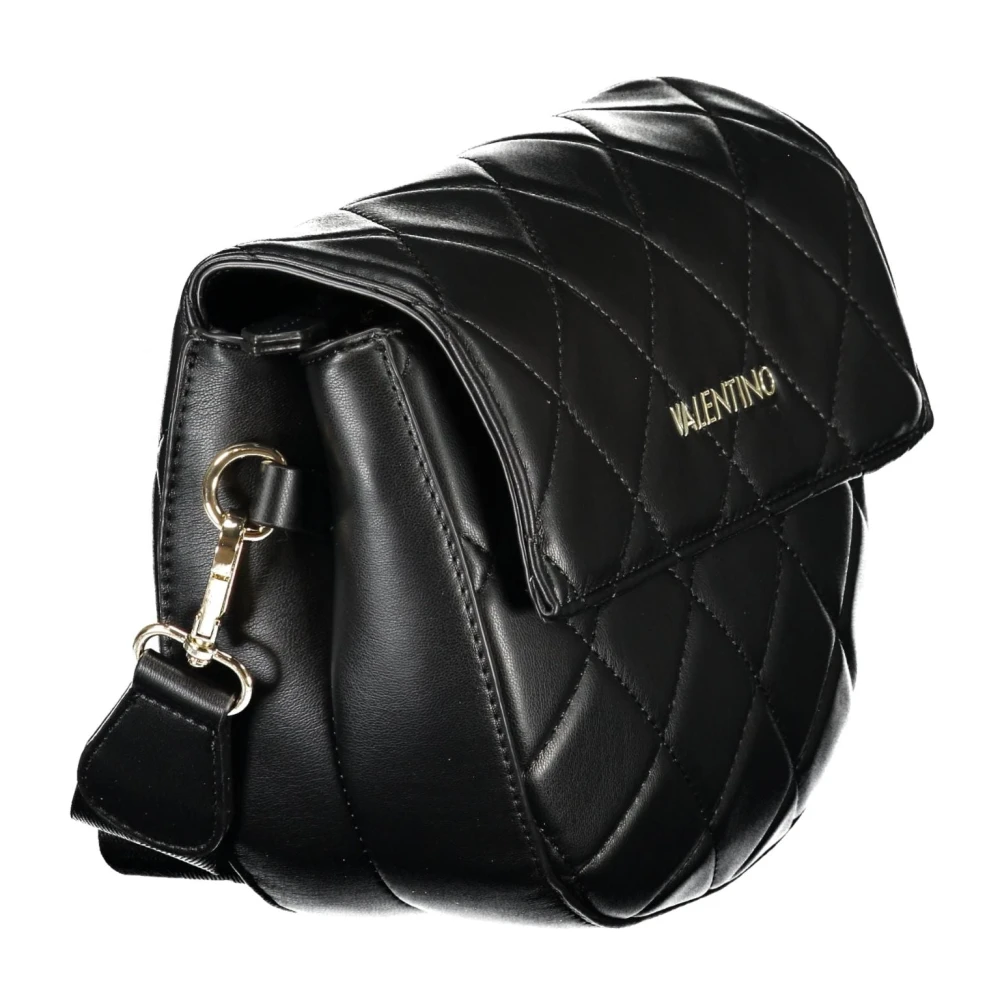 Valentino by Mario Valentino Zwarte Schoudertas met Ritssluiting Black Dames