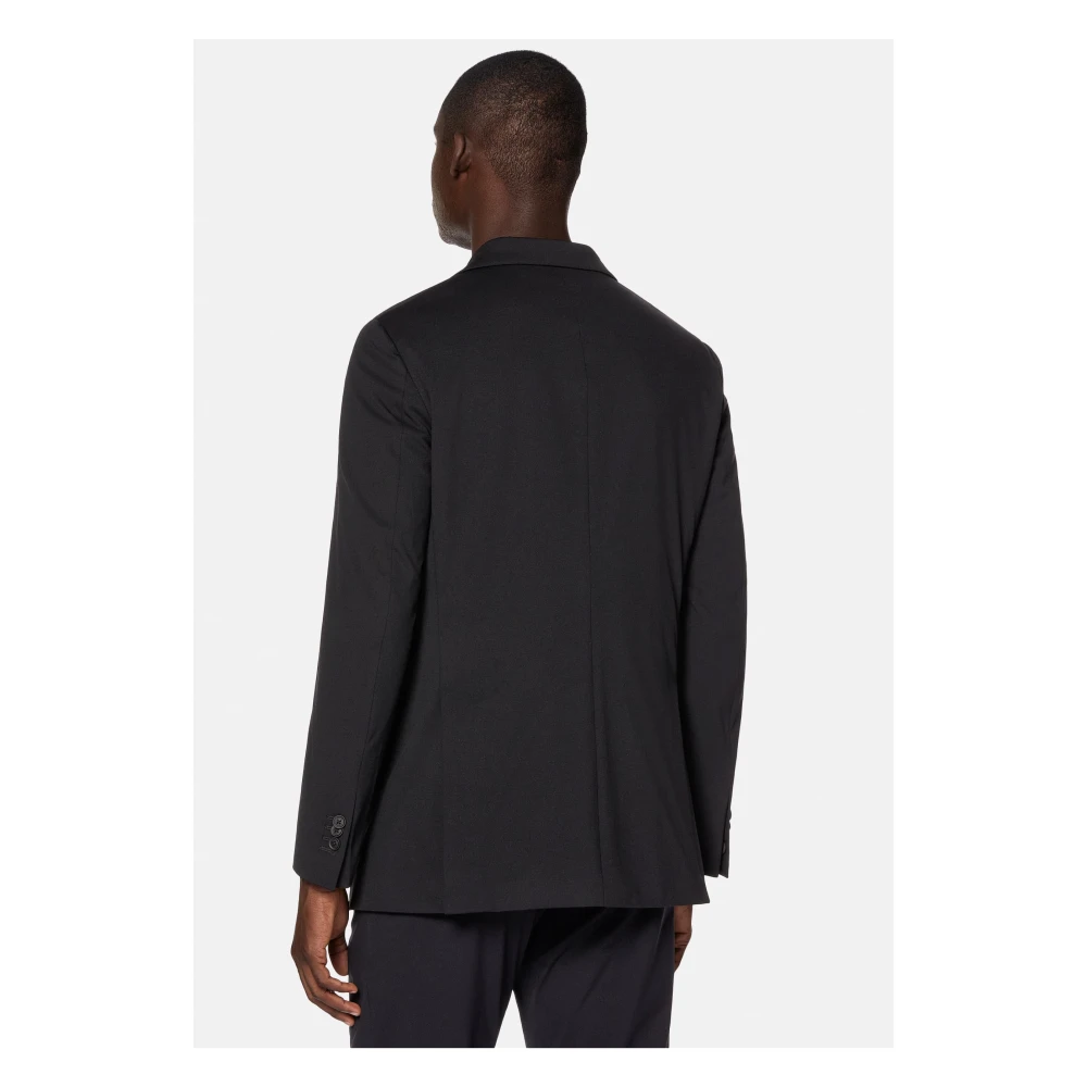 Boggi Milano B Tech Dubbelrijig Jas Black Heren